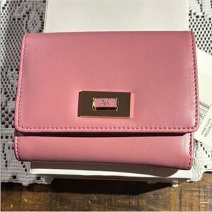 Anne Klein pink wallet NWT‎